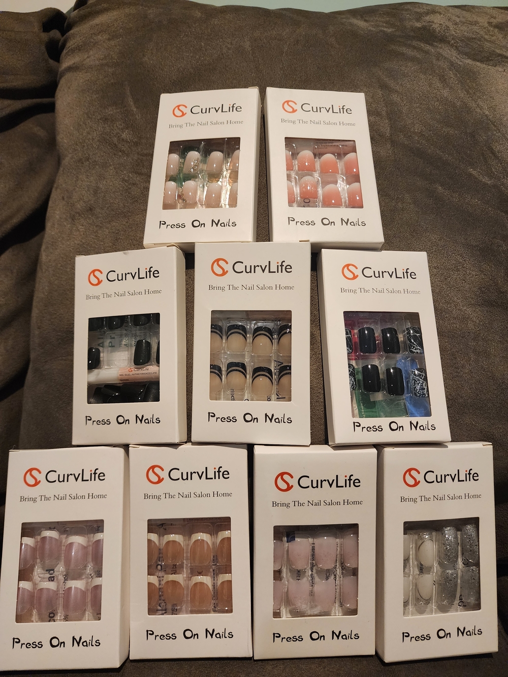Assorted Press-On Nails Set - Multi-Color Styles - Picture 2 of 4